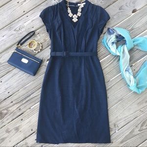 Banana Republic cap sleeve sheath dress